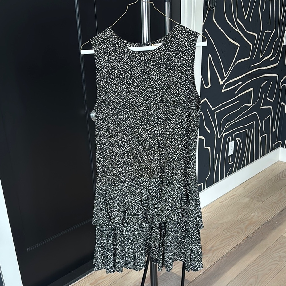 Yves Saint Laurent Black and White Dress